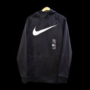 BLACK NIKE THERMA FIT HOODIE